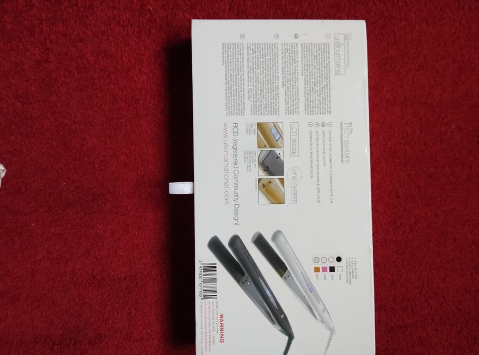 Prancha de cabelo profissional UKI