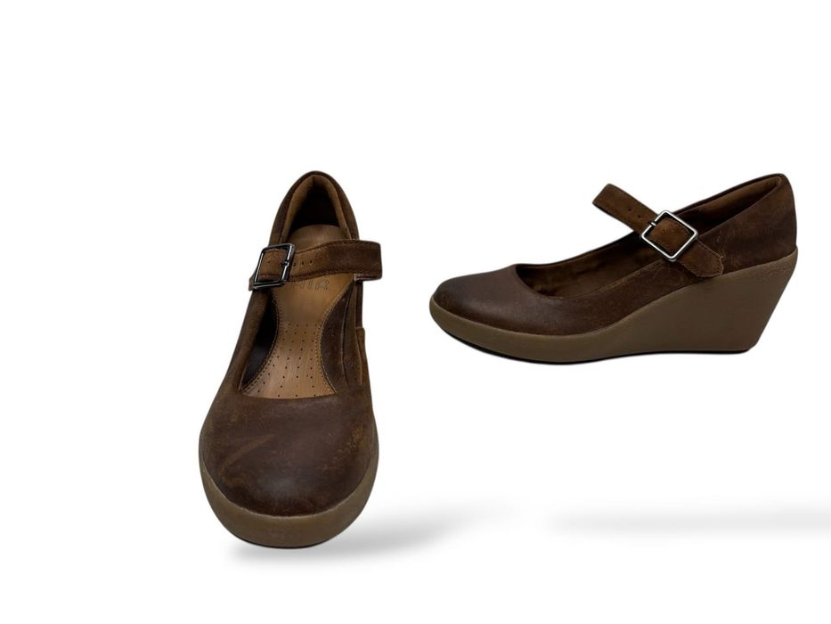 Clarks skorzane czolenka, rozmiar 38