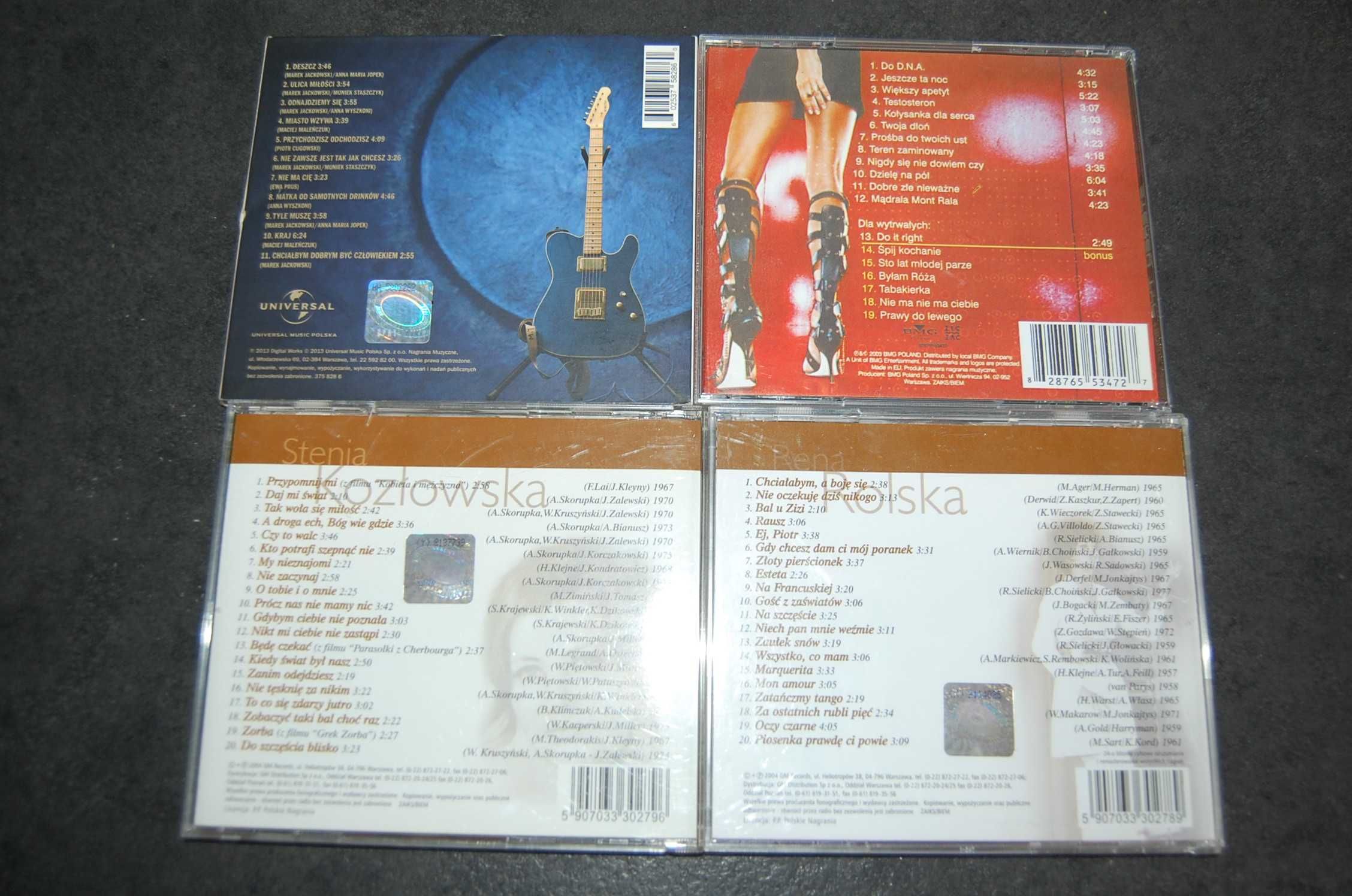 Bajm, Wilki, Osiecka, Jackowski, Kayah, Rolska, Kozłowska - płyty CD