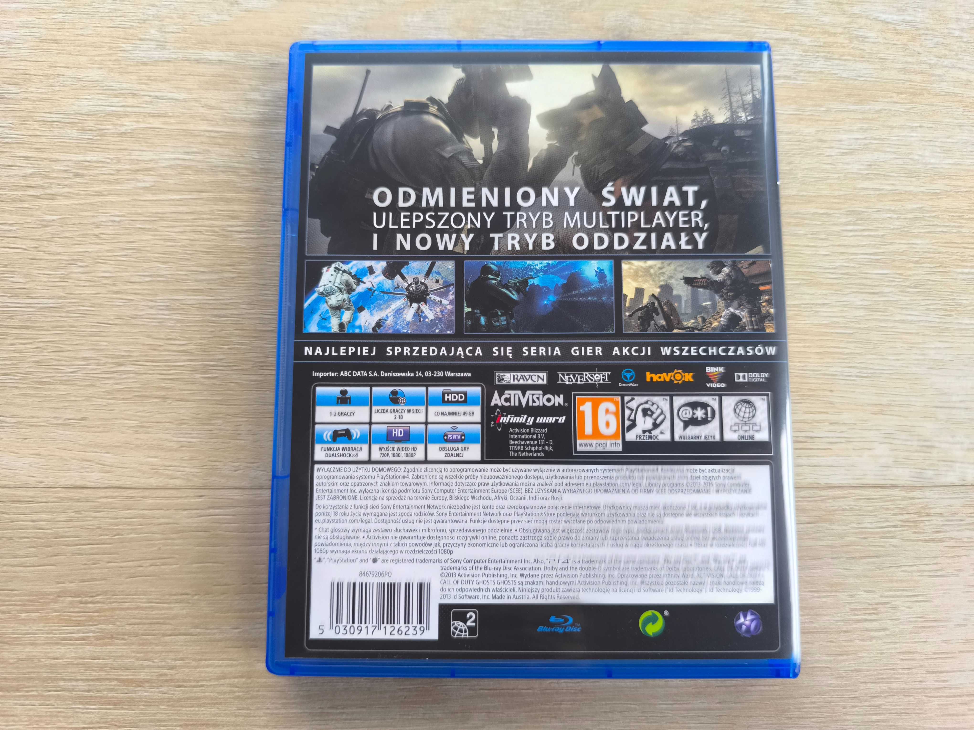 Call of Duty: Ghosts [PS4] [PS5] (POLSKA WERSJA) + Tryb Kosmitów