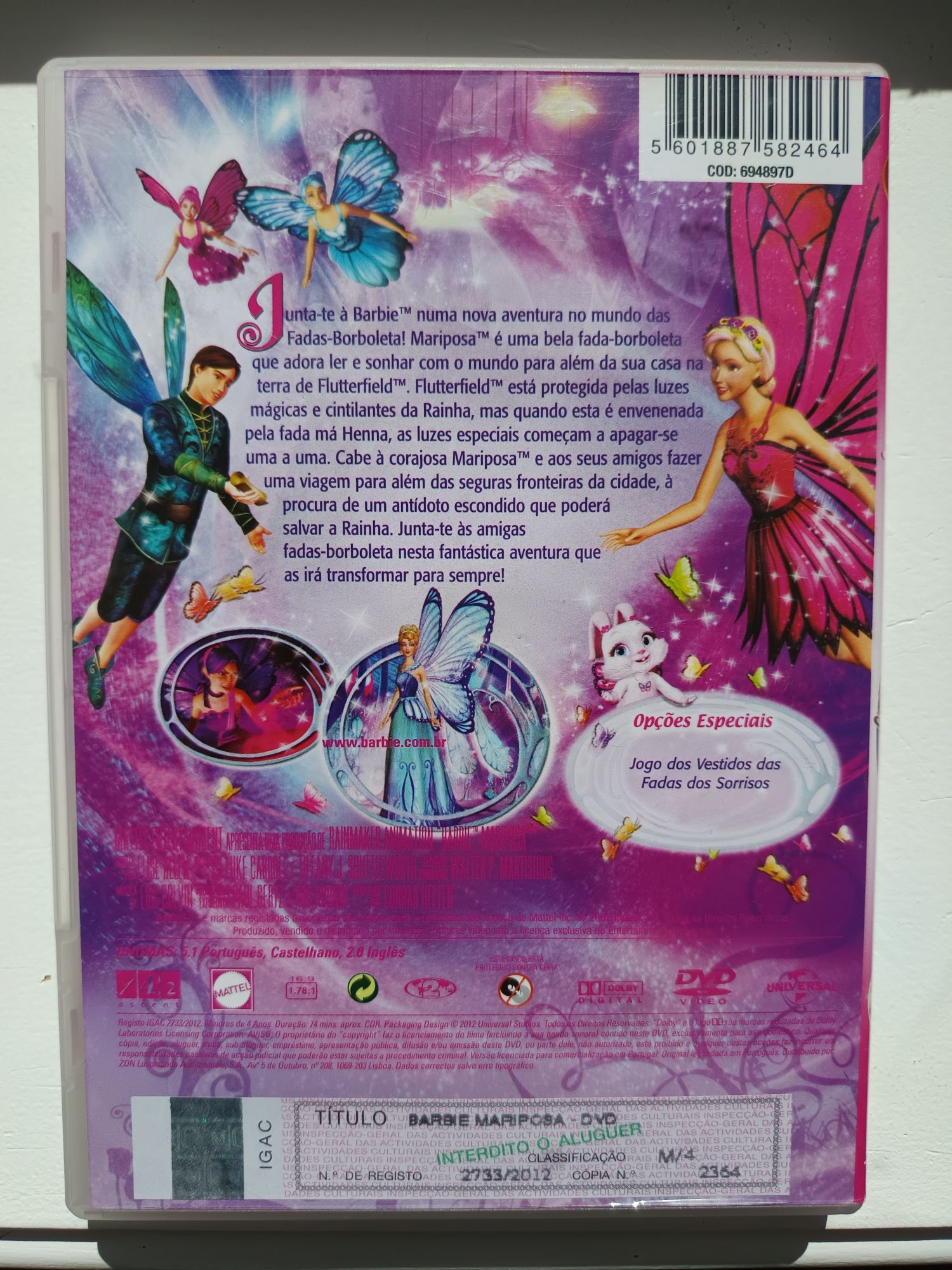 DVD Barbie mariposa
