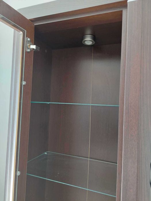 Witryna Wójcik meble Venti z oświetleniem Wenge - używana