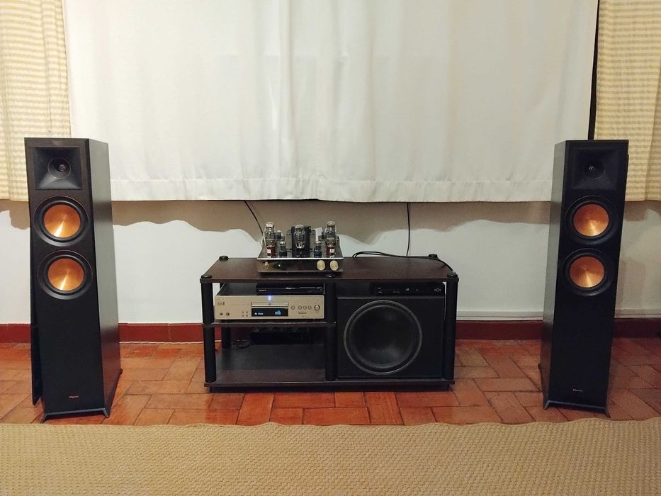 Sistema completo com amplificador a válvulas