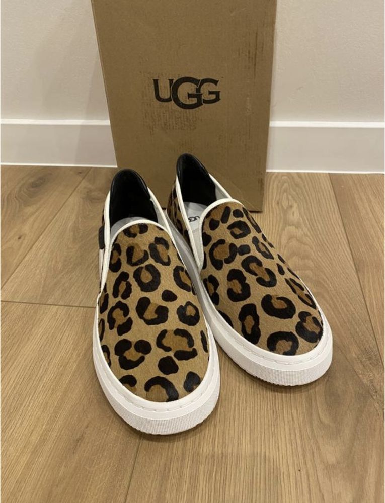 Акция!!Ugg мокасины балетки женские оригинал леопард 39/40