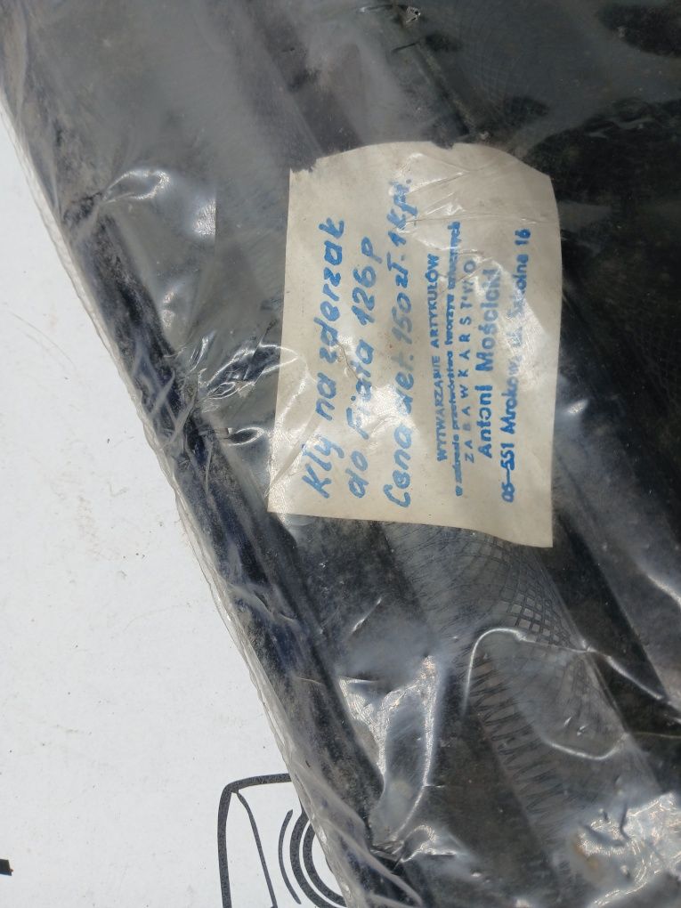 Nakladka zderzaka chromowanego do fiata 126p