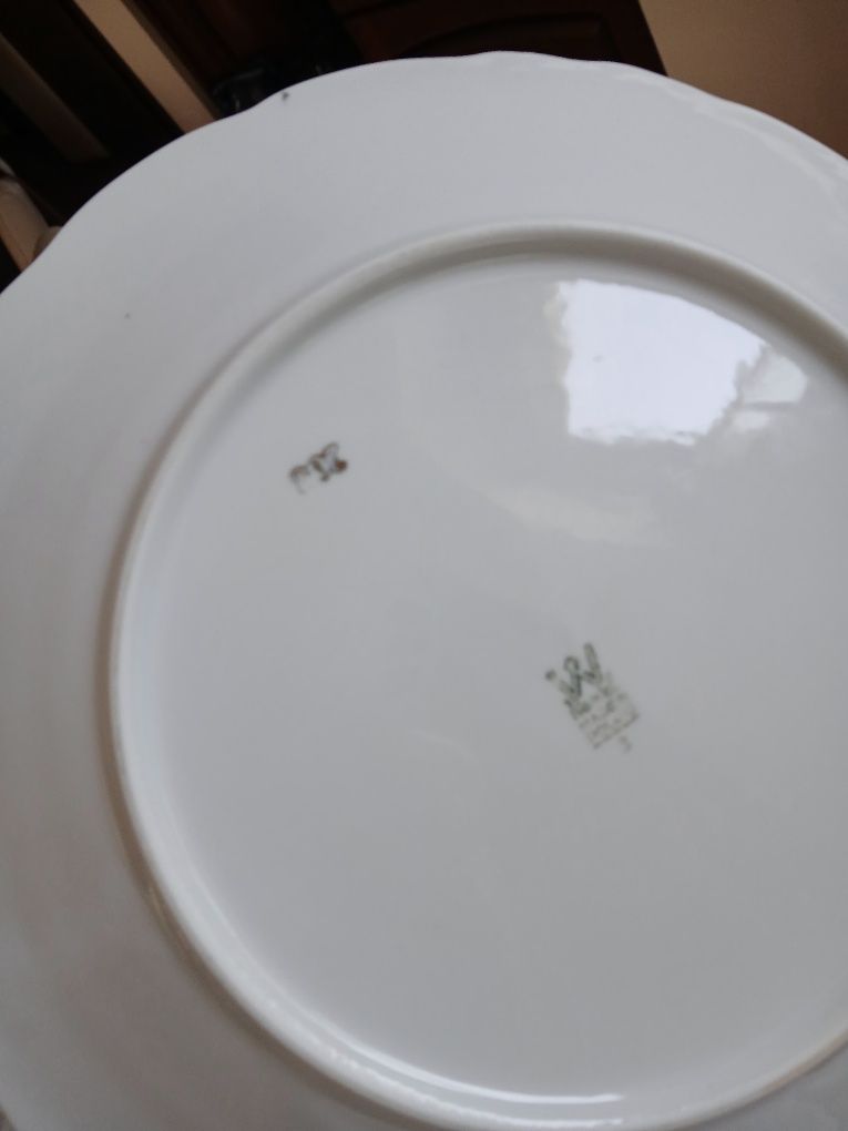 Wawel PRL Fryderyka patera talerz na ciasto złocona ok. 26 cm