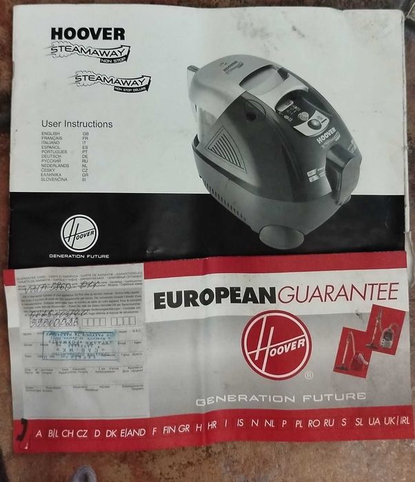 Пилосос  Hoover Steamaway Non Stop Deluxe многофункціональний