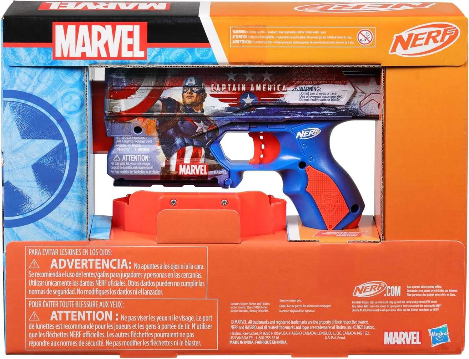 Бластер з кобурою Nerf Marvel Captain America