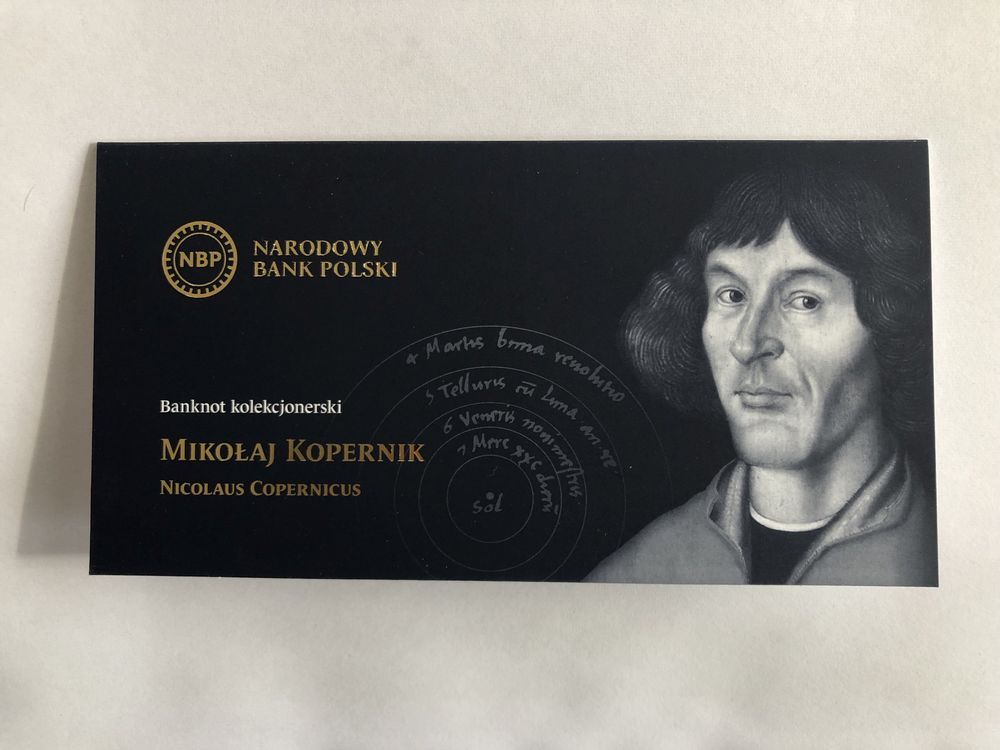 Banknot kolekcjonerski 20 zł Mikołaj Kopernik