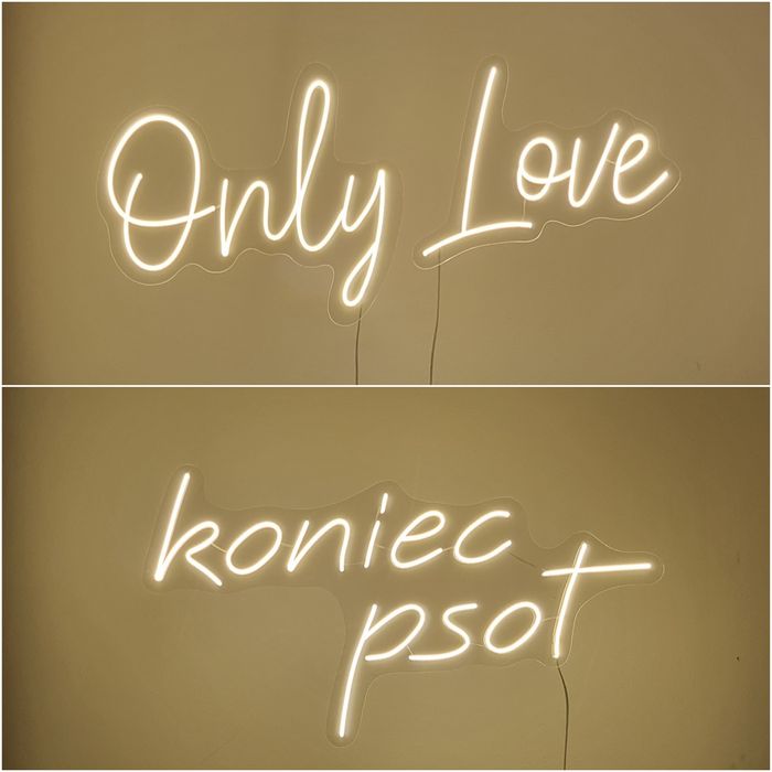 Napis led Zawsze tam, gdzie Ty led flex neon ledon