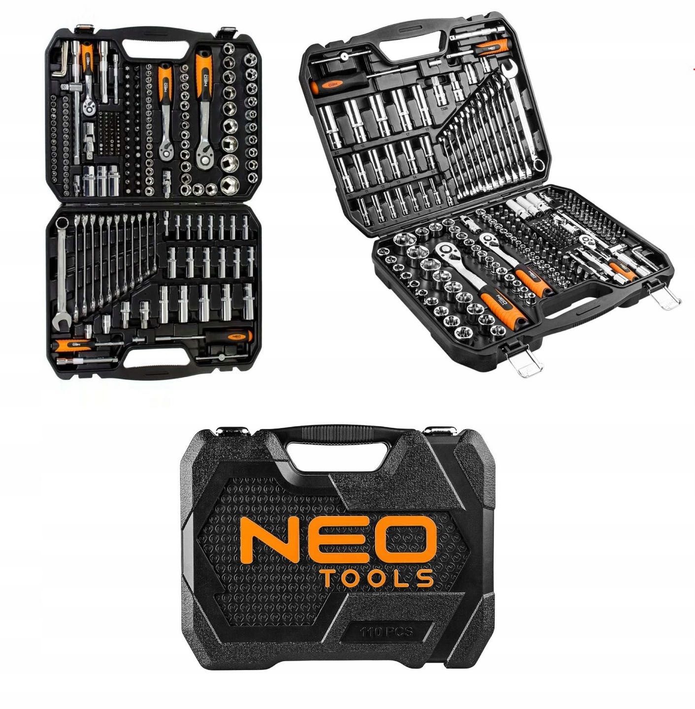 PREMIUM! Zestaw KLUCZY NASADOWYCH Neo Tools - 219 Elementów !