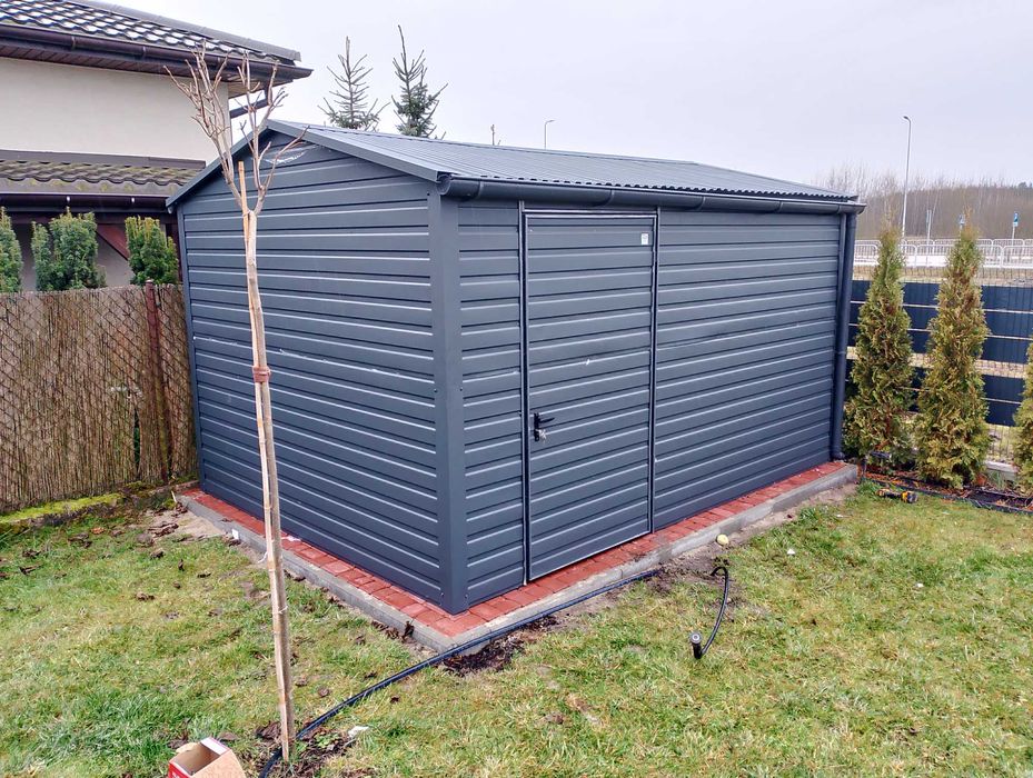Garaż Blaszany do ogrodu-Wiata - Blaszak - Garaże Blaszane - Maj-Blach