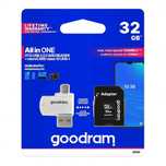 Karta pamięci microSDHC Goodram M1A4-0640R12 32GB + adapter SD i USB