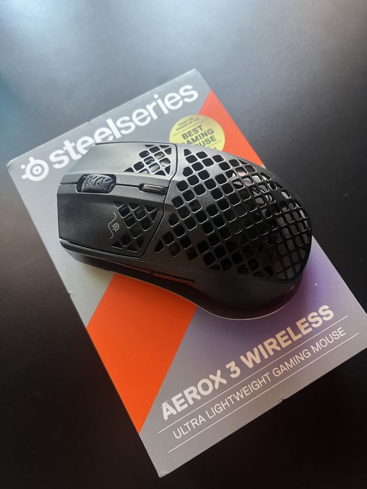 Steelseries Aerox 3 wireless onyx black