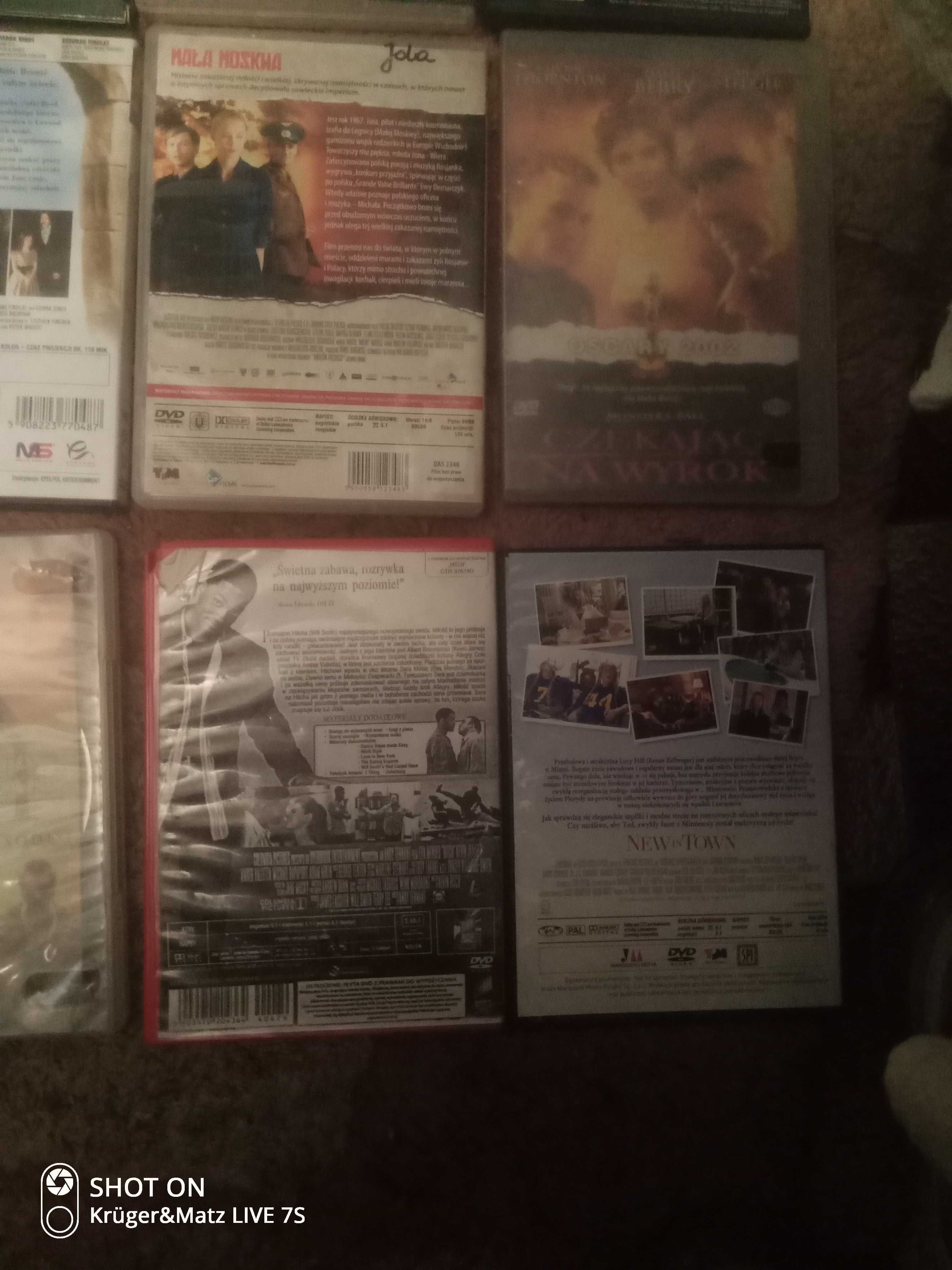 Filmy dvd i kasety vhs