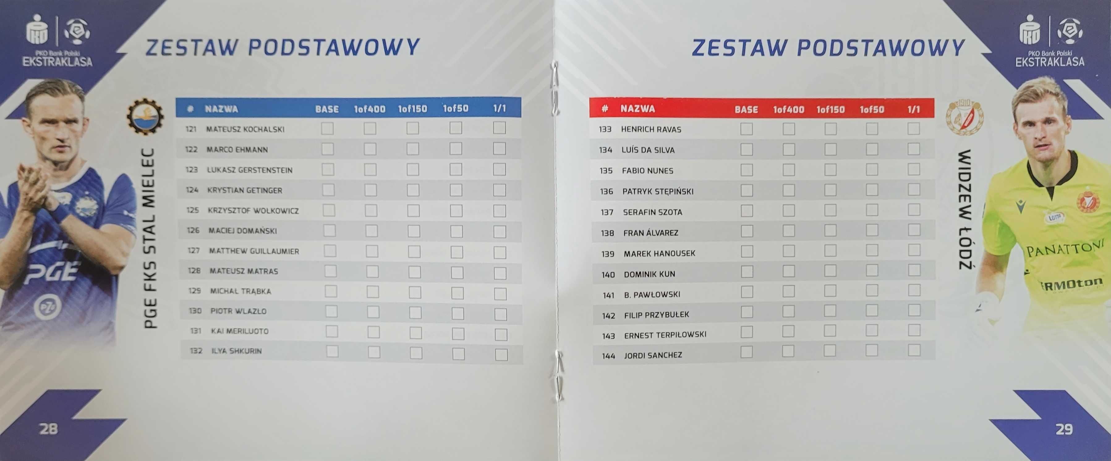 Przewodnik Kolekcjonerski Ekstraklasa 2023/2024 karty od SportZoo NOWY