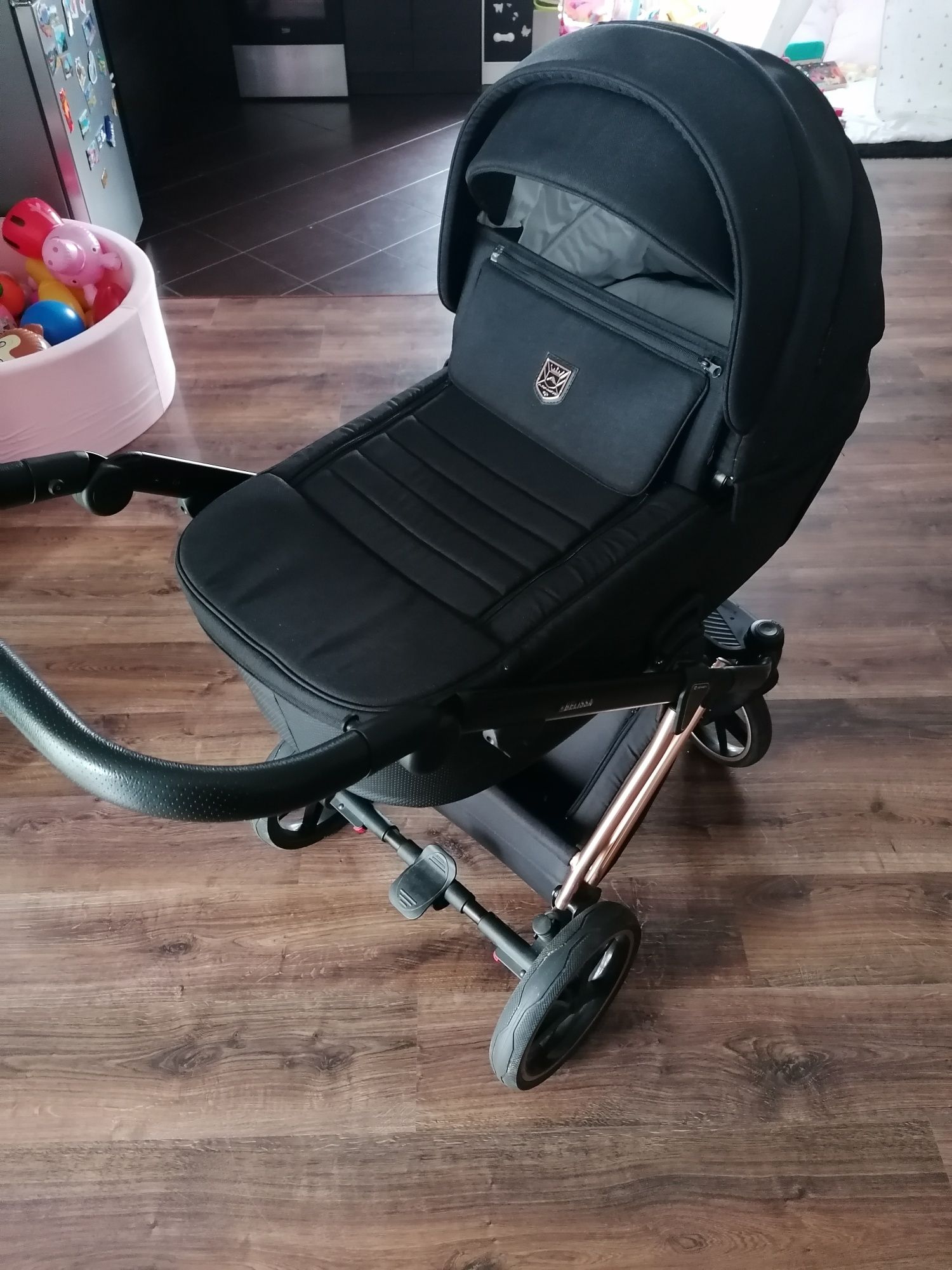 Wózek Adamex Belissa +nosidełko cybex atom 5