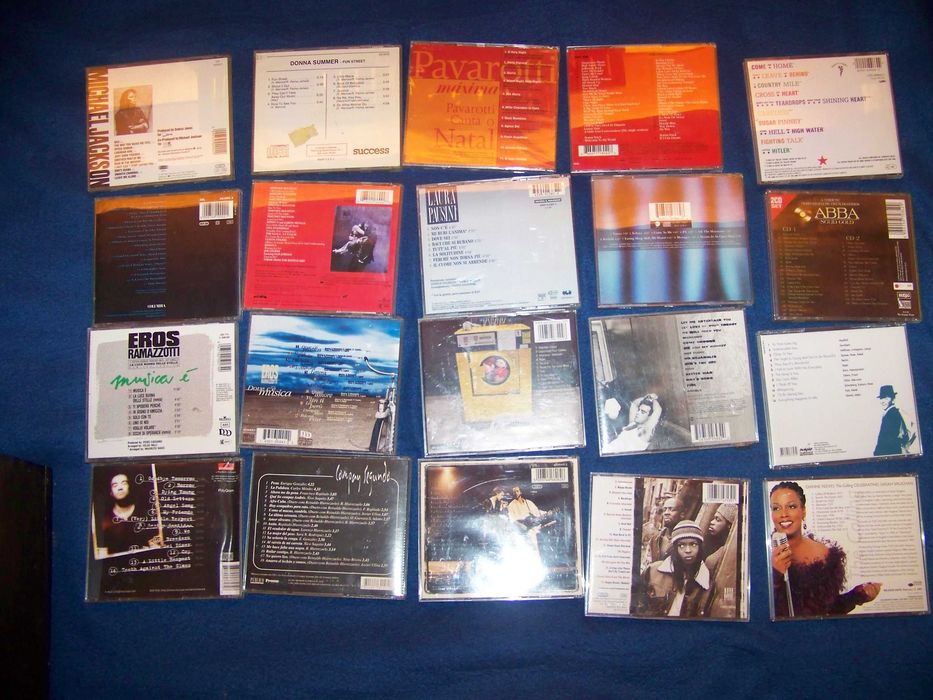 lote 14 cd´s musica- abba, eros ramazzoti, laura pasinni, celine dion