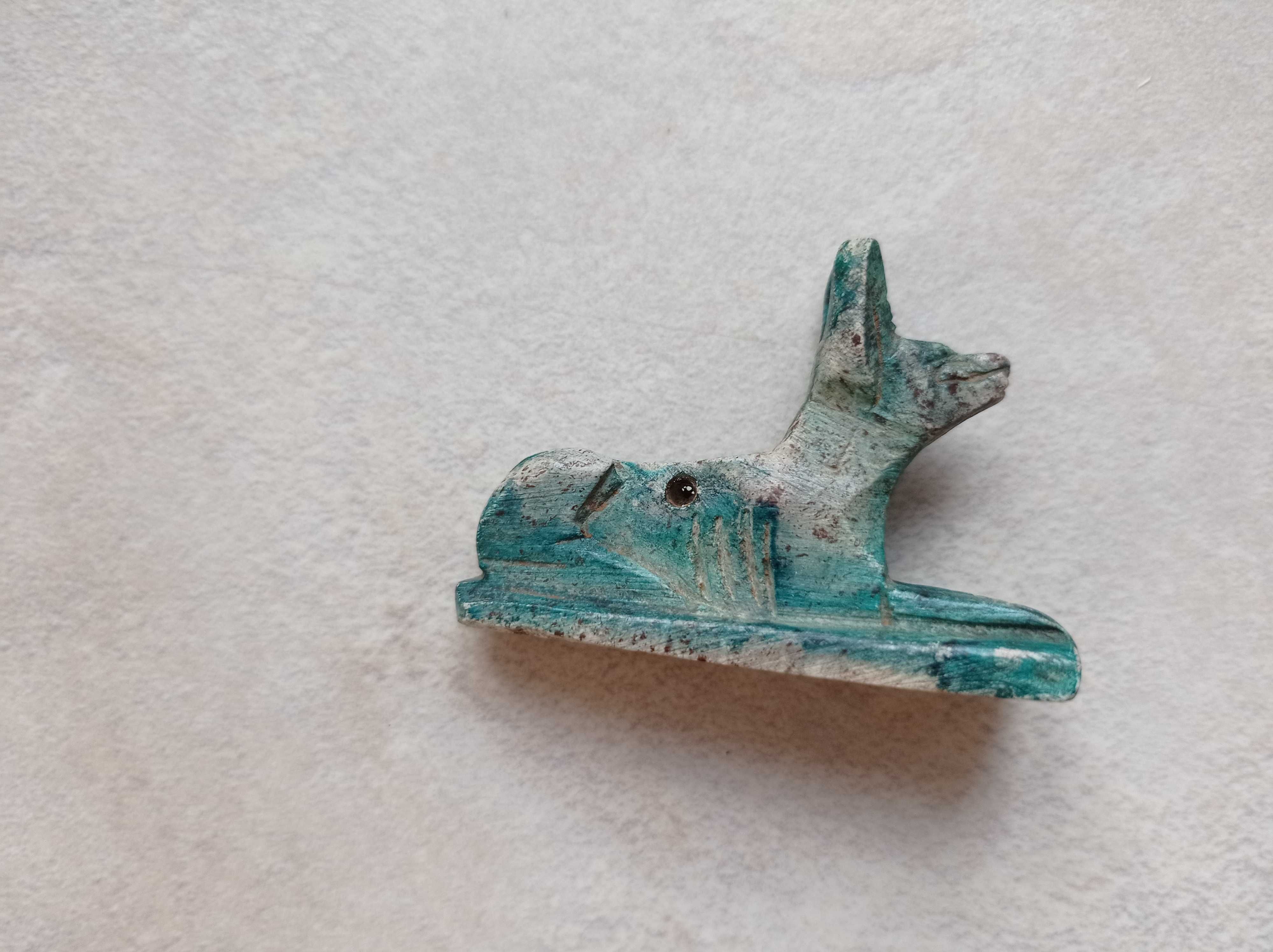 Amulet EGIPSKI uszebti - 1540r.p.n.e Anubis - CERTYFIKAT