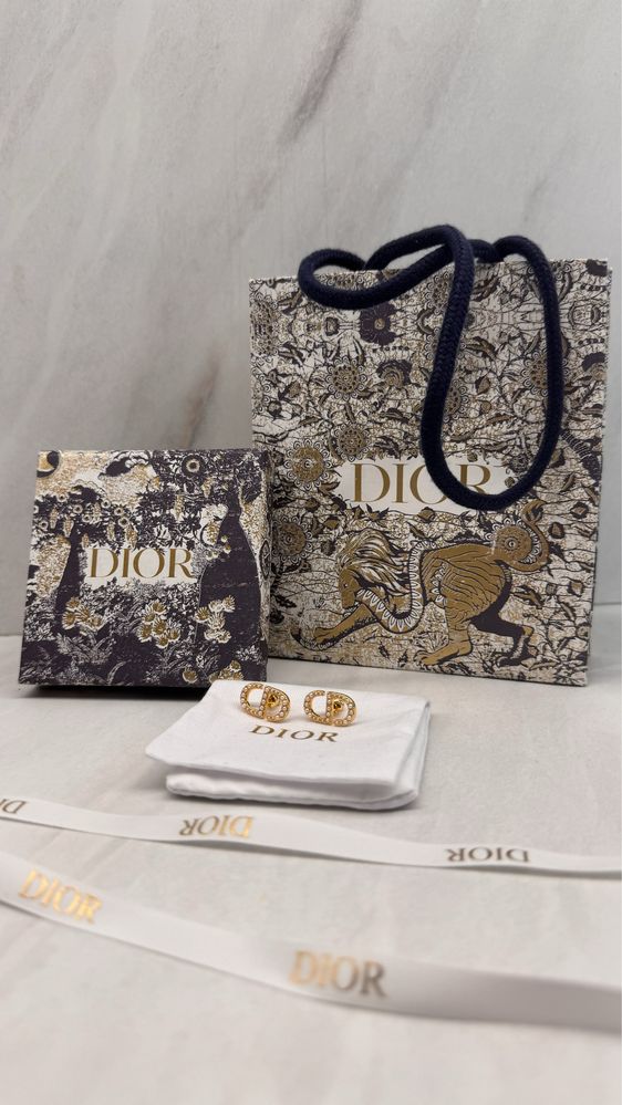 Dior kolczyki nowe