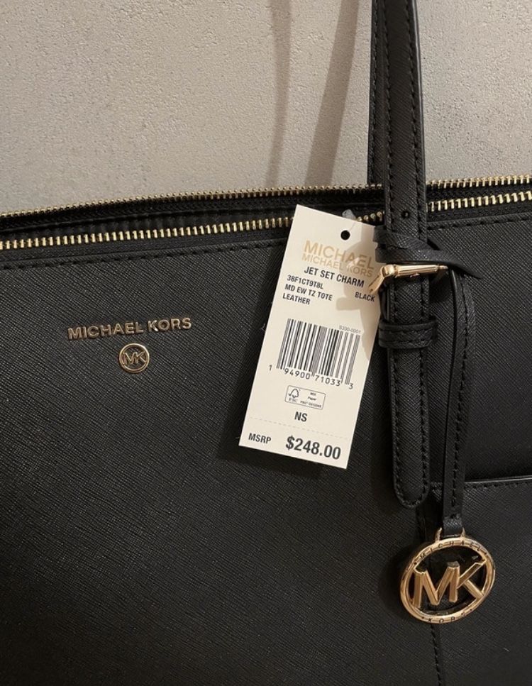 Czarna skórzana torba Michael Kors