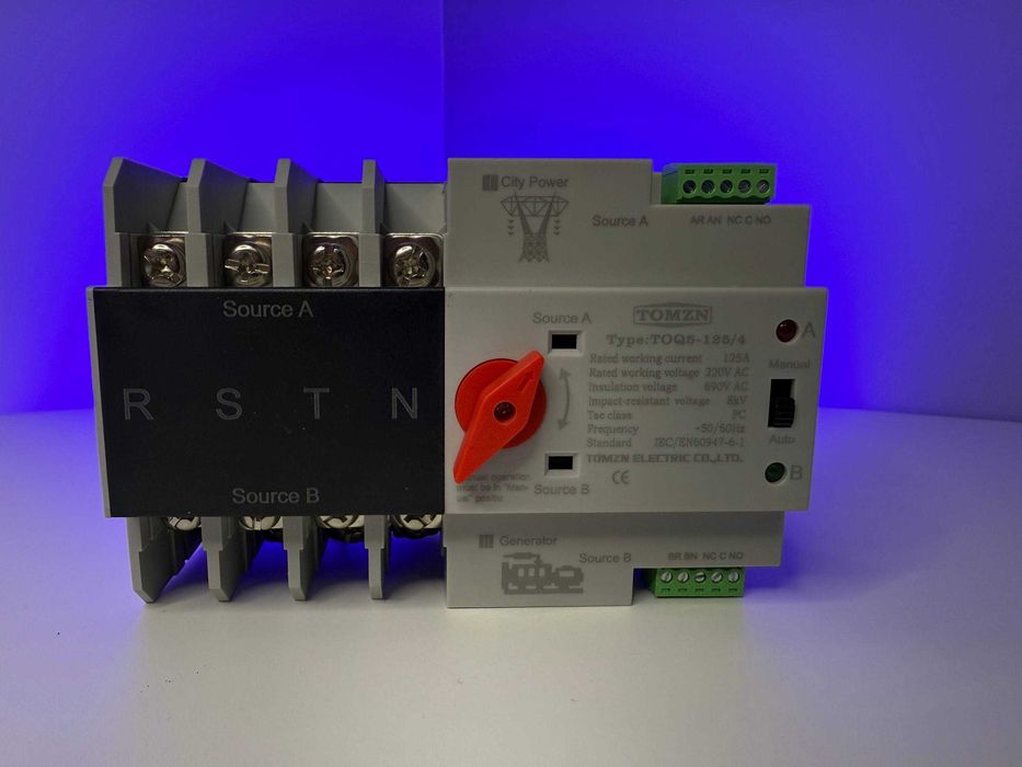 АВР Автомат введення резервного живлення TOMZN TOQ5-125-4