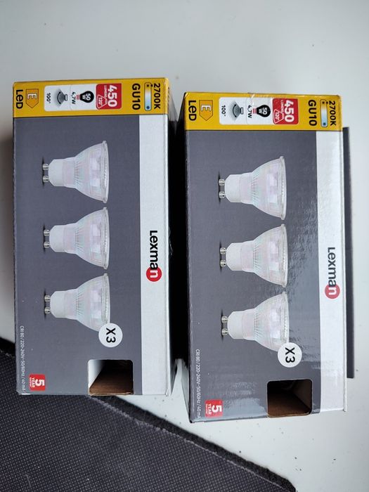 Żarówka LED GU10 6szt. 3,9 W 450 lm Neutralna biel Lexman