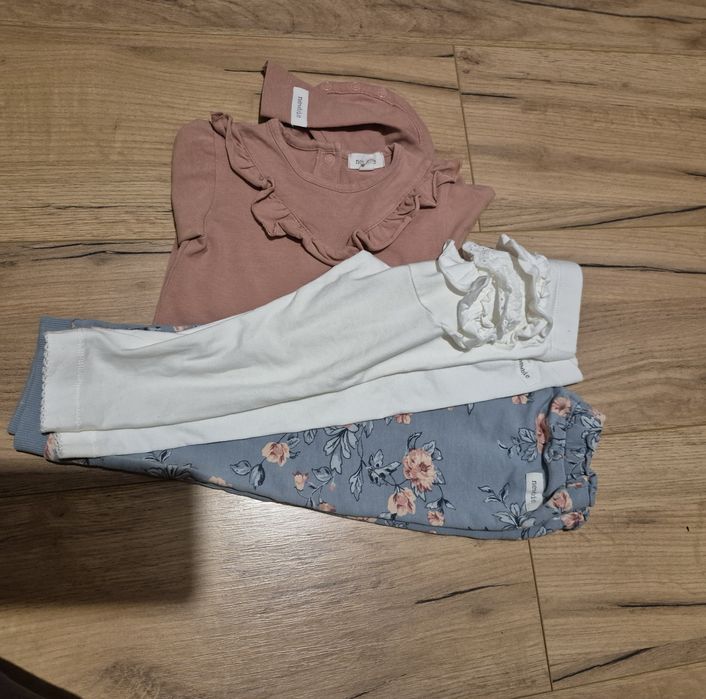 Ubranka NewBie body legginsy dresy 86