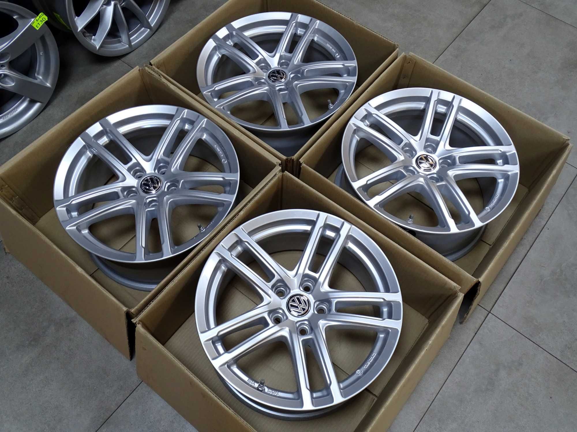 Felgi 17 VW TIGUAN Sharan 2 Passat B8 5x112 Et27 Czujniki Opony Lubań