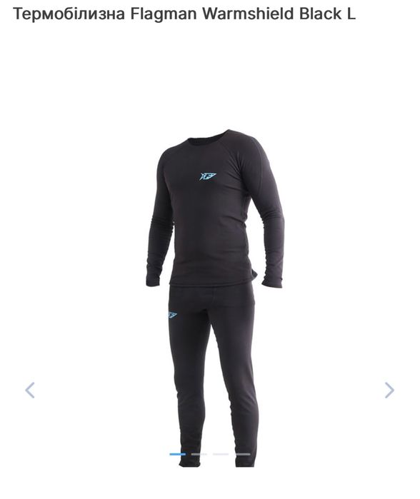 Термобілизна Flagman Warmshield Black L