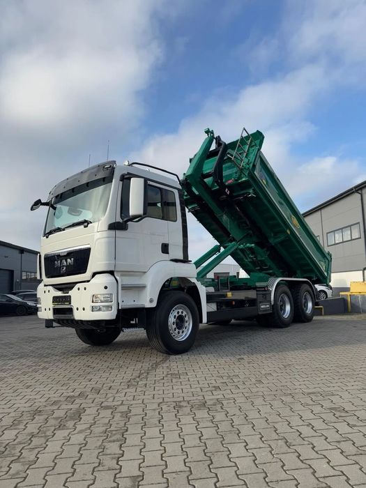 MAN MAN TGS E5 / 6X4 / 2012 / WYWROTKA / HAKOWIEC / ZABUDOWA MEILLER