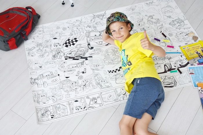 Ідеальний подарунок дитині: Набір гігантських розмальовок