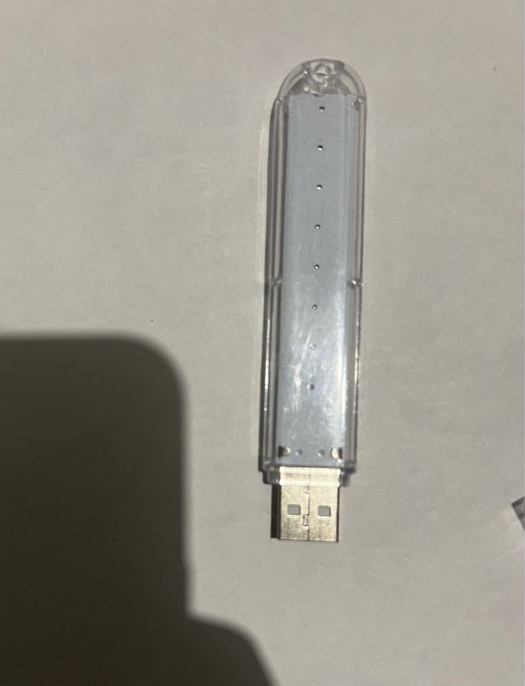 Фонарик мини, односторонний , на 8 светодиодов , USB лампа