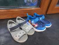 Buty Psi Parrol świecące i sandaly Crocs