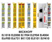 Moduły Beckhoff (m. in. EL1018 EL2008 EL1904 EL2904 EL4004 EL6900)