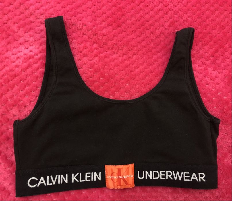 Топ, бралет CALVIN KLEIN UNDERWEAR, чорний, розмір - S/M.