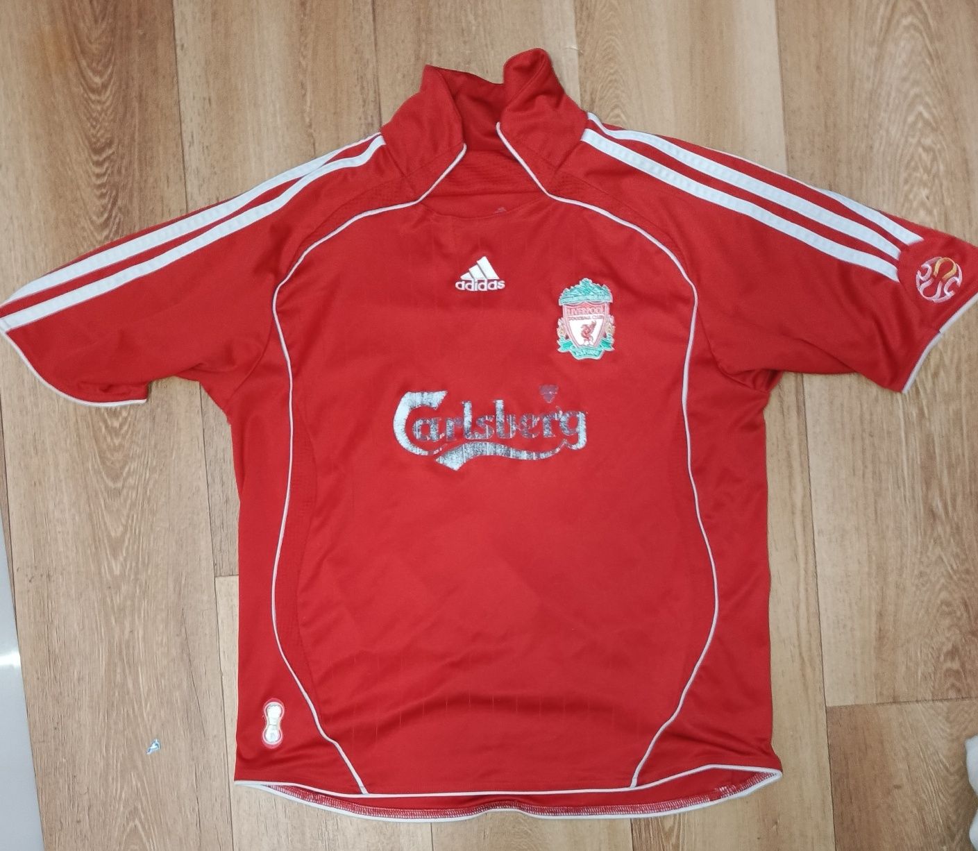 Koszulka Liverpool Carlsberg Riise numer 6 adidas