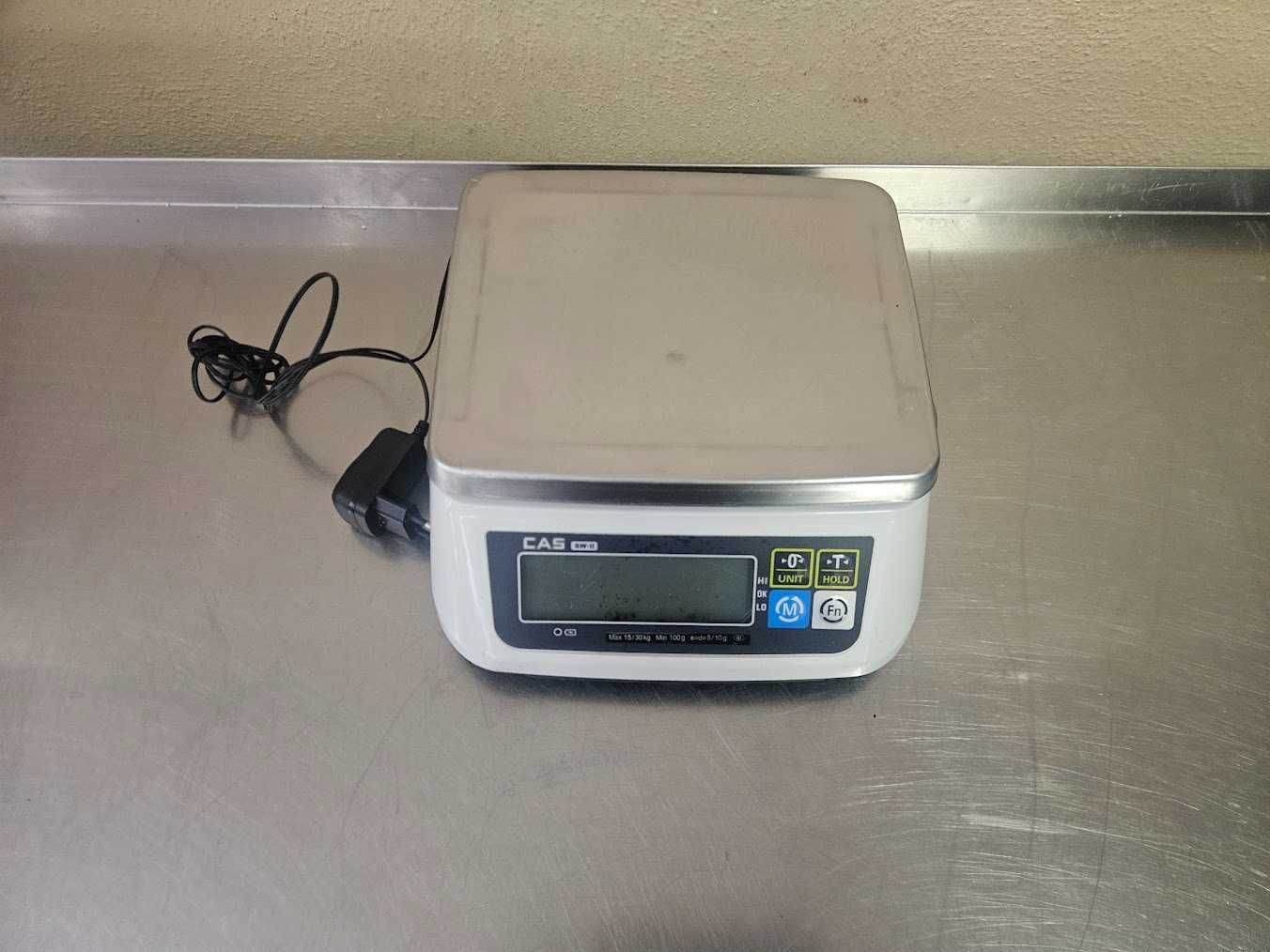Waga gastronomiczna CAS SW-II 15/30 kg z zasilaczem | Precyzyjna