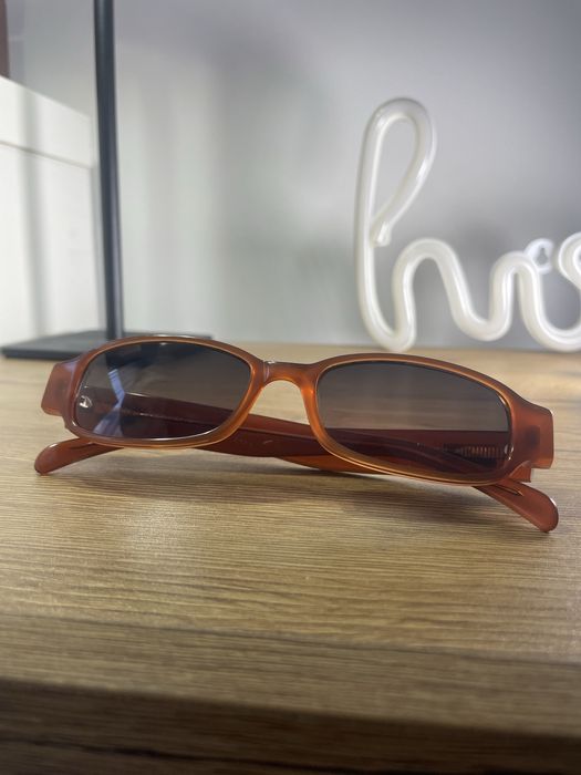 Vintage okulary przeciwsłoneczne Fendi sunglasses brown designer