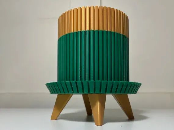 Vaso de Flores Moderno com Pés - Estilo Mid-Century