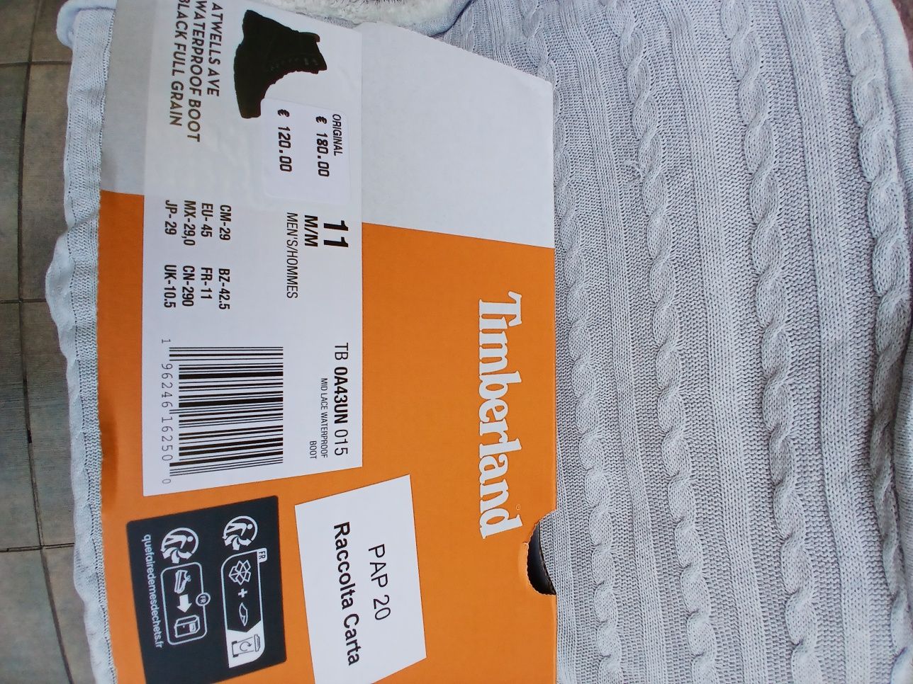 Buty Timberland jesień zima nowe  r.45