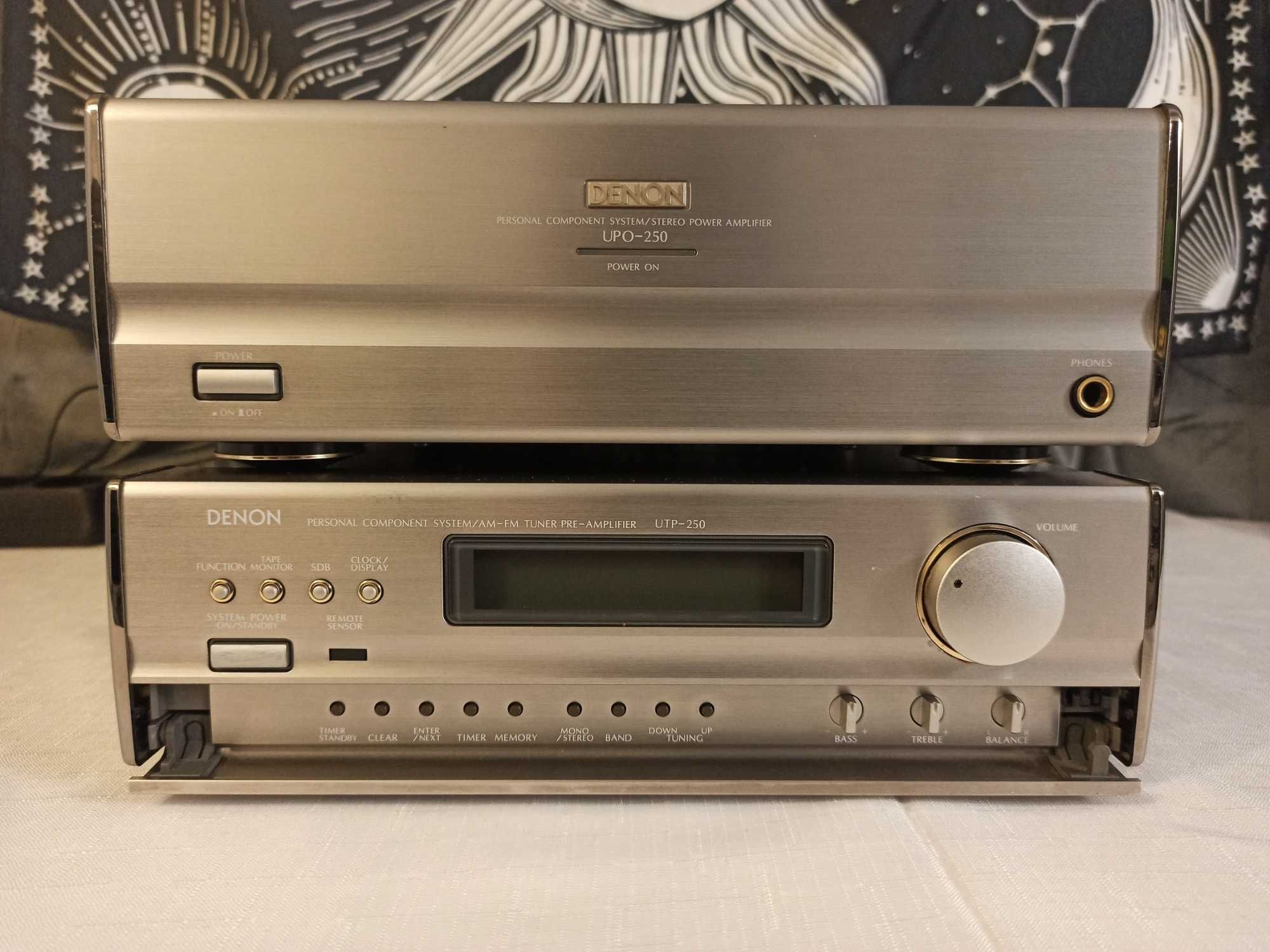 Wieża zestaw wzmacniacz DENON UPO-250 i przedwzmacniacz UTP-250