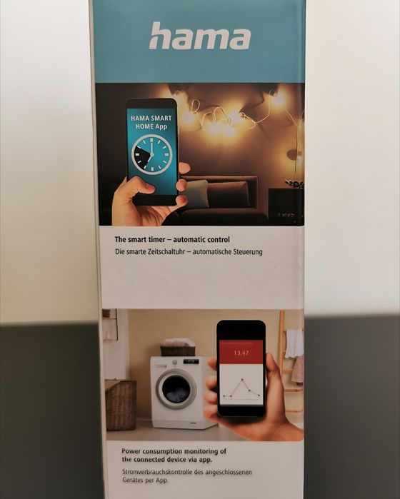 Tomada Inteligente Wi-Fi Hama 3680W 16A – nova