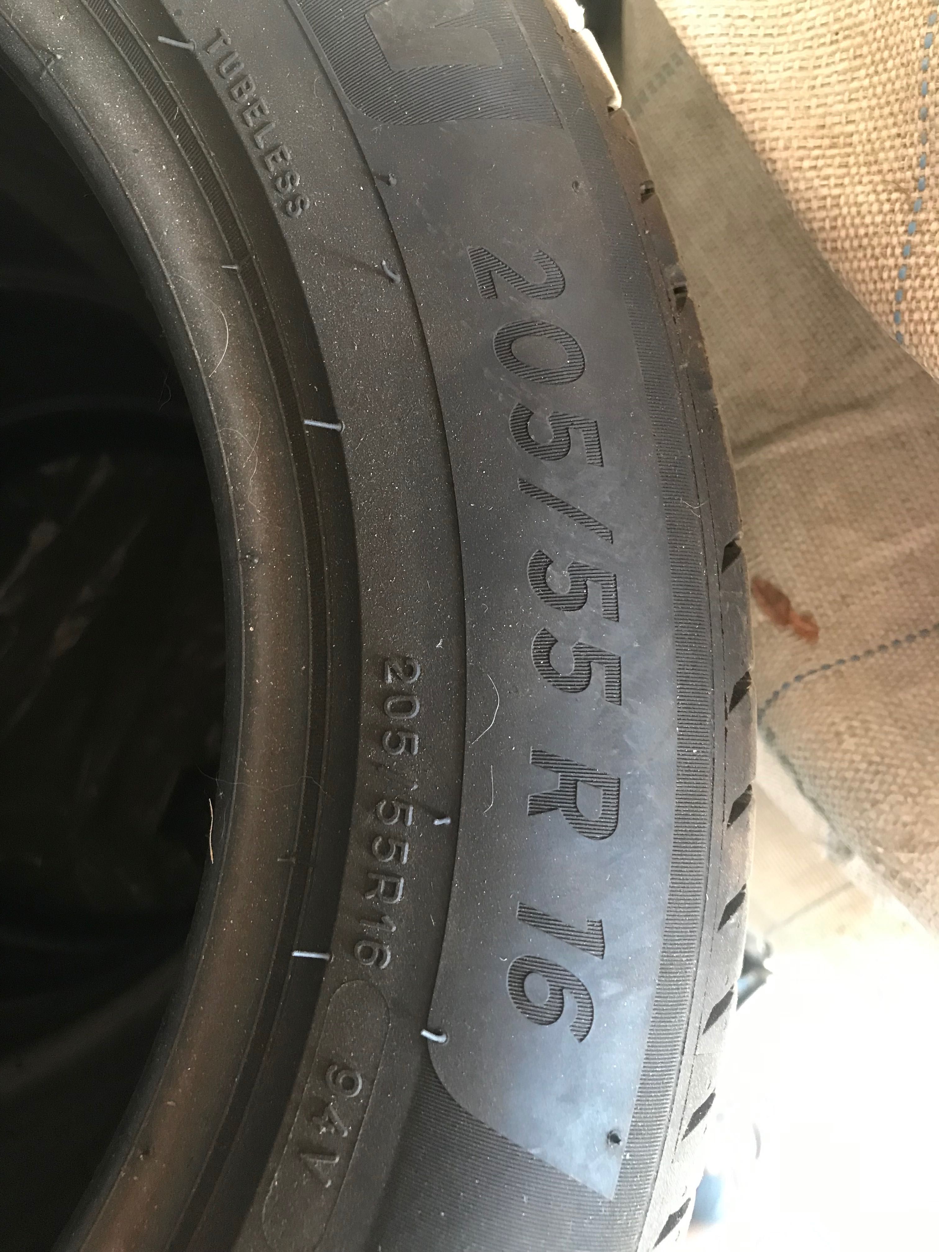4x 205/55 R16 michelin primacy