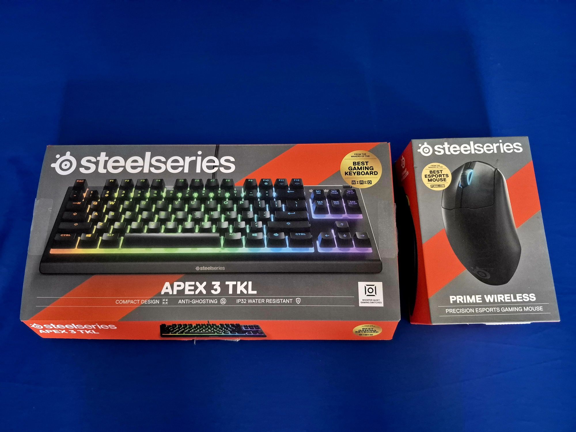 Zestaw Klawiatura Steelseries Apex 3 Tkl+Myszka Prime Wireless Zamiana