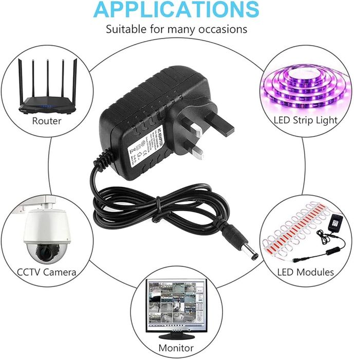 Zasilacz 12V 1A - 100-240V 50-60HZ