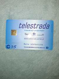 Karta telefoniczna Telestrada