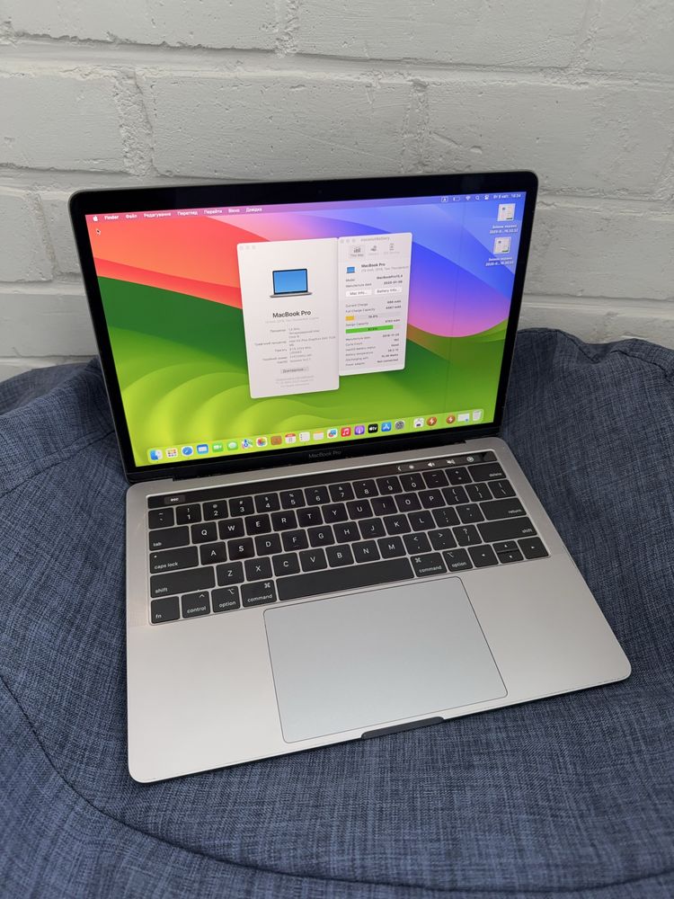 Macbook pro 13 2019 i5 1.4-3.2/ 8GB / 128gb/ 90% АКБ / Touch Bar