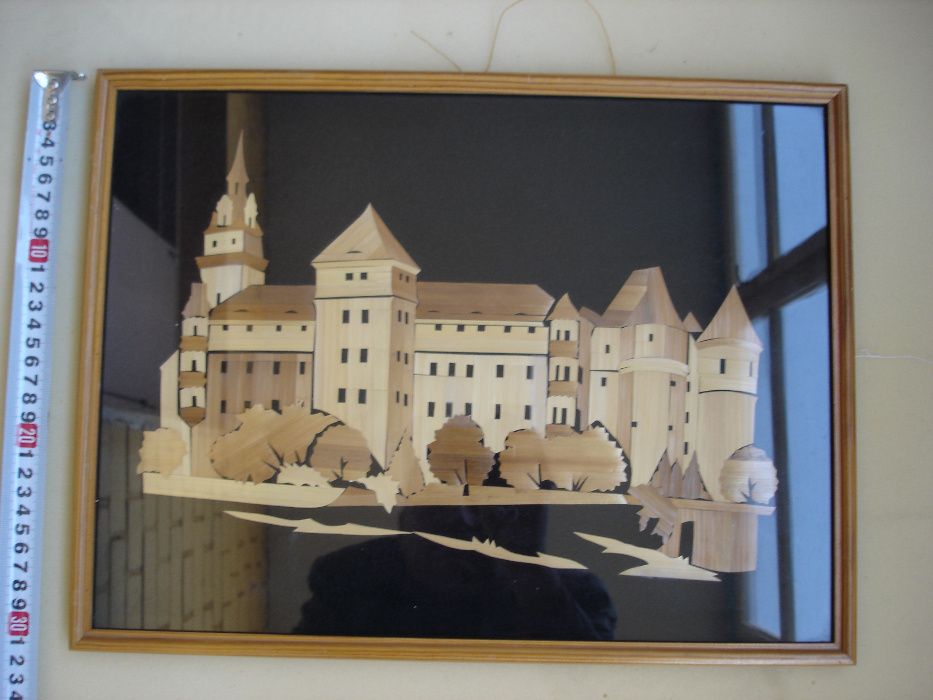 Картина панно «Замок». Ручная работа. Привезена родителями з ГДР
