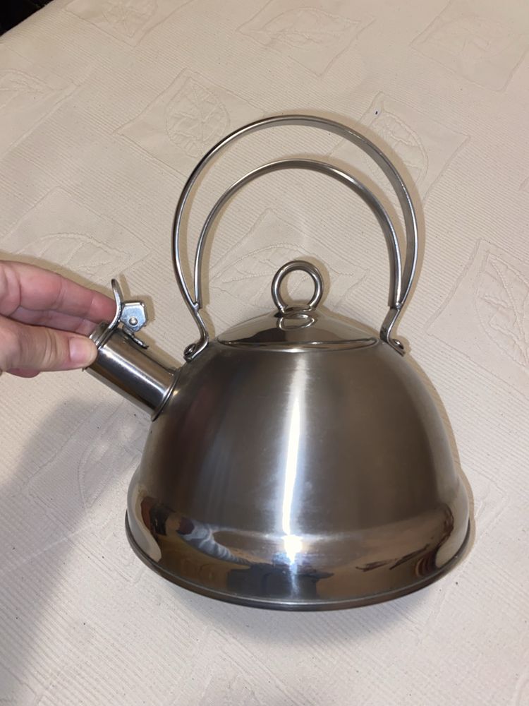 Chaleira de chá / para ferver água em Inox